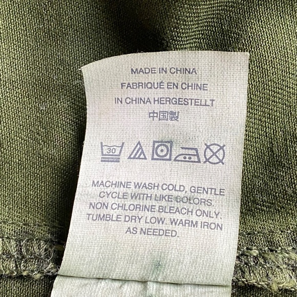 J. Crew green twill utility field short swing jacket Size M - Picture 12 of 12